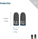 3 Patterns de paire de jeux de doigts manches respirantes bouts de doigts, sweatproof Jeux-dérapant GR9l5 Gants pour téléphones portables, compatibles avec les appareils de table de jeux (Gray)