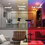 GE Cync Reveal HD+ Smart LED Recessed Downlight Fixture, Color Changing LED Light, Works with Alexa and Google Home, Matter Compatible, Ceiling Light Fixture, 6 Inch (3 Pack) - Image 4