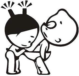 amazing-trading(TM) en vinyle pour salle de bain wc décor Sticker mural en vinyle autocollant plaque humoristique