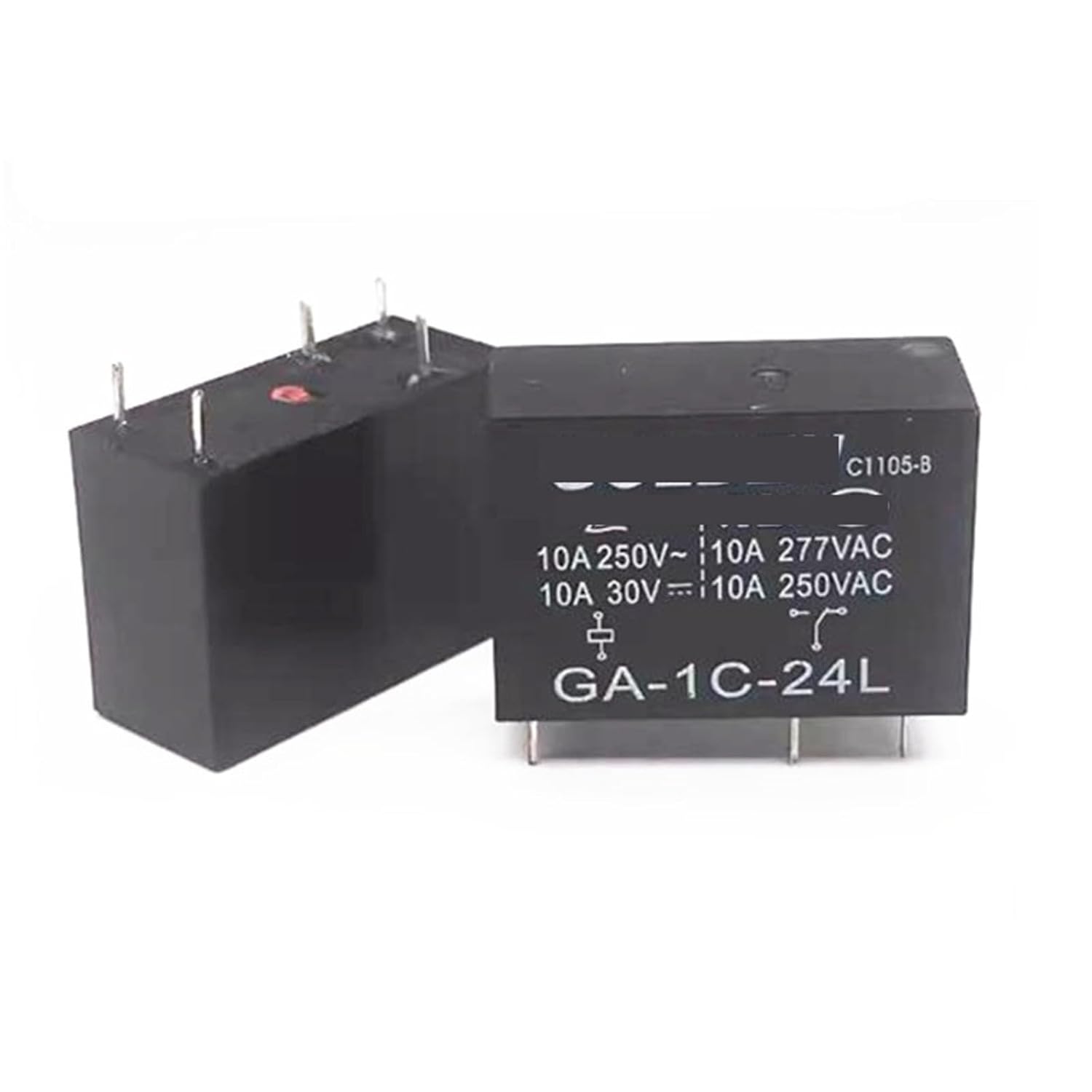 GA-1C-24L GA1C24L 24V 24DCV DCV24 5PIN Relay 5Pcs