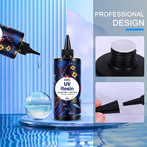 Kisrel UV-201 Resin 300G - Upgraded Uv Resin Kit thumb #2