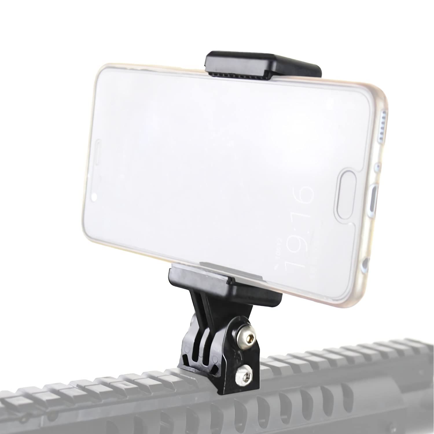 Smartphone 20mm Picatinny Rail Mount Adapter Holder for Rifle Shotgun Hunting Shooting Sports Video Recording