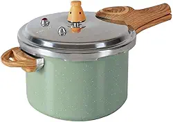 Brinox - Panela de Pressão Antiaderente Ceramic Life com Fundo de Indução 4,2L Pressure - Verde