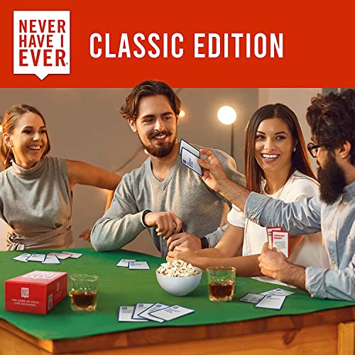 Image of Awestuffs Family Board Games for Adults and Kids - Ages 17 and up, 2 to 8 Players (Never Have I Ever)