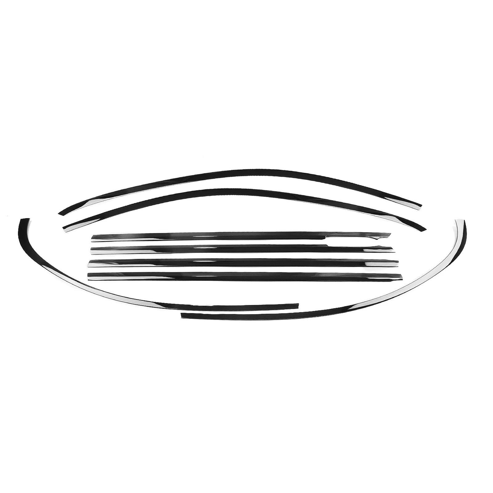 Car Window Side Seal Strip For Mercedes For Benz For C Class W206 2022 2023 2024 2025 Car Door Window Moulding Trim Waterproof Strip