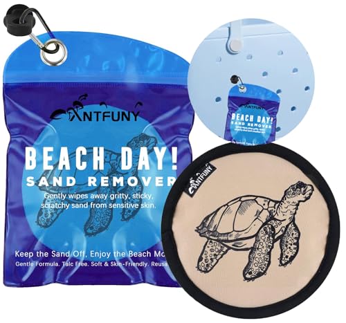 Beach Sand Remover Sand Eraser Brush Wipe Mitt Family Kids Women 2025 Summer Beach Towel Vacation Essentials Hawaii Honeymoon Accessories European Costa Rica Bahamas Trip Must Haves Cruise Ship Gear