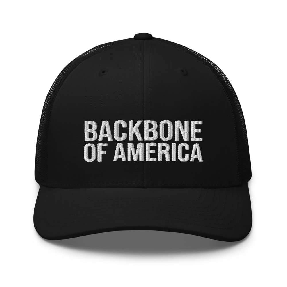 Backbone of America Trucker Handyman Gift Trucker Cap Mesh Hat Adjustable