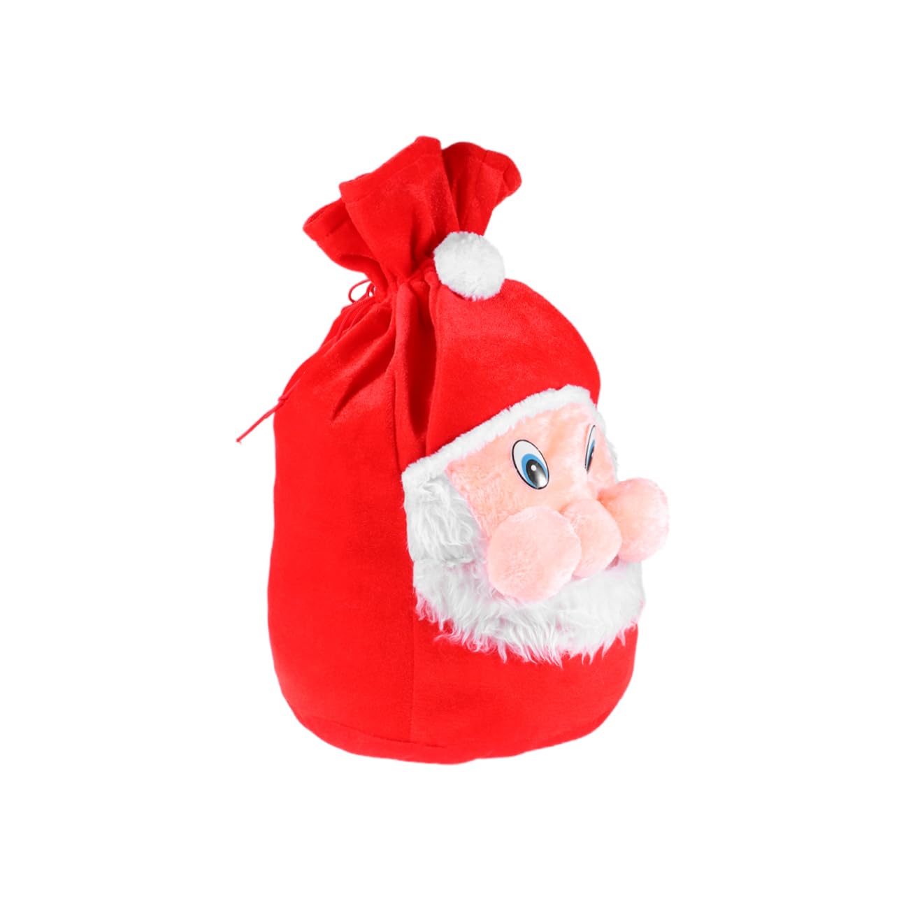 SOLUSTRE Bolsa De Santa Claus Cierre Para Navideños Accesorio De Disfraz De Papá Noel Para Dulces y Sorprendentes Sorpresas Navidad