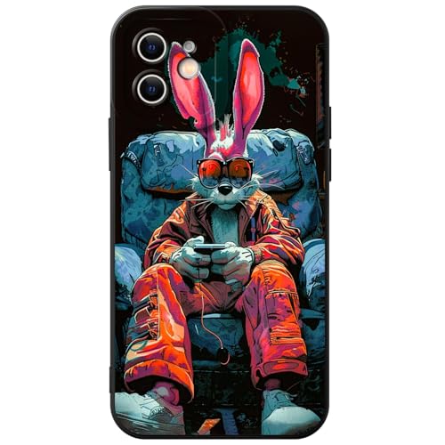 Coque iPhone 17 ROSE RAIN antichoc souple et noire style anime punk ZA006