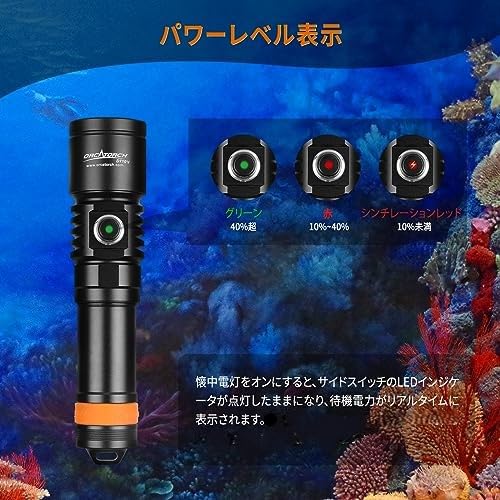 Amazon.co.jp: ORCATORCH D710V MK2 水中ビデオランプ-2300ルーメン