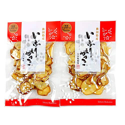 桜食品 秋田特産 いぶりがっこ スライス 天日塩使用 １４０g ２袋