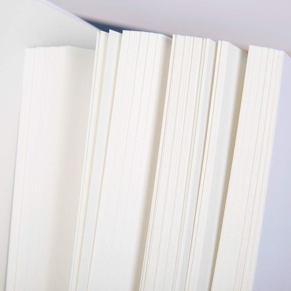 Cuaderno de bocetos A4 – 160 hojas (320 páginas) en blanco – Papel sin ácido, 100 g/m², cuaderno de bocetos de tapa dura