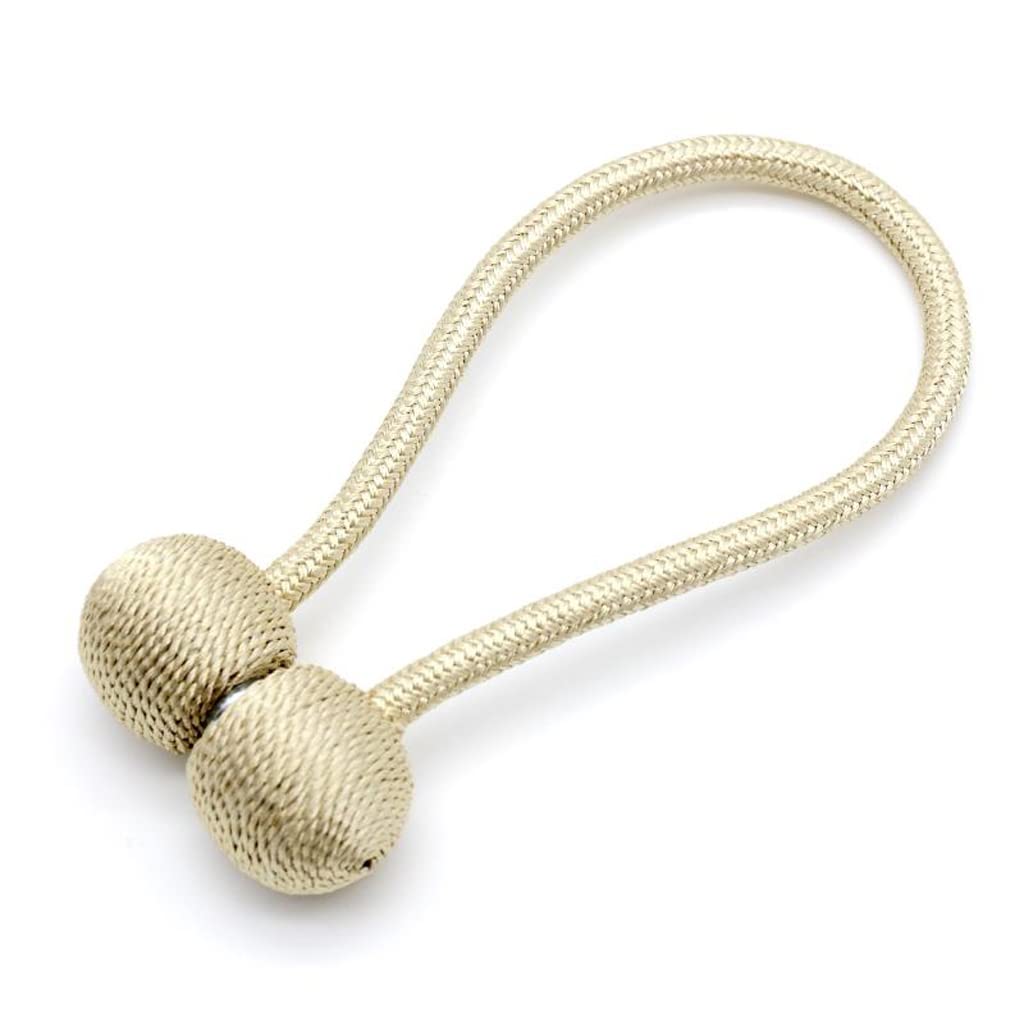 Lot de 2 embrasses de Rideaux magnétiques, Clips de Boucle de Rideau décoratifs pour draperie sans perçage, pour fenêtre d'hôtel de Bureau à Domicile