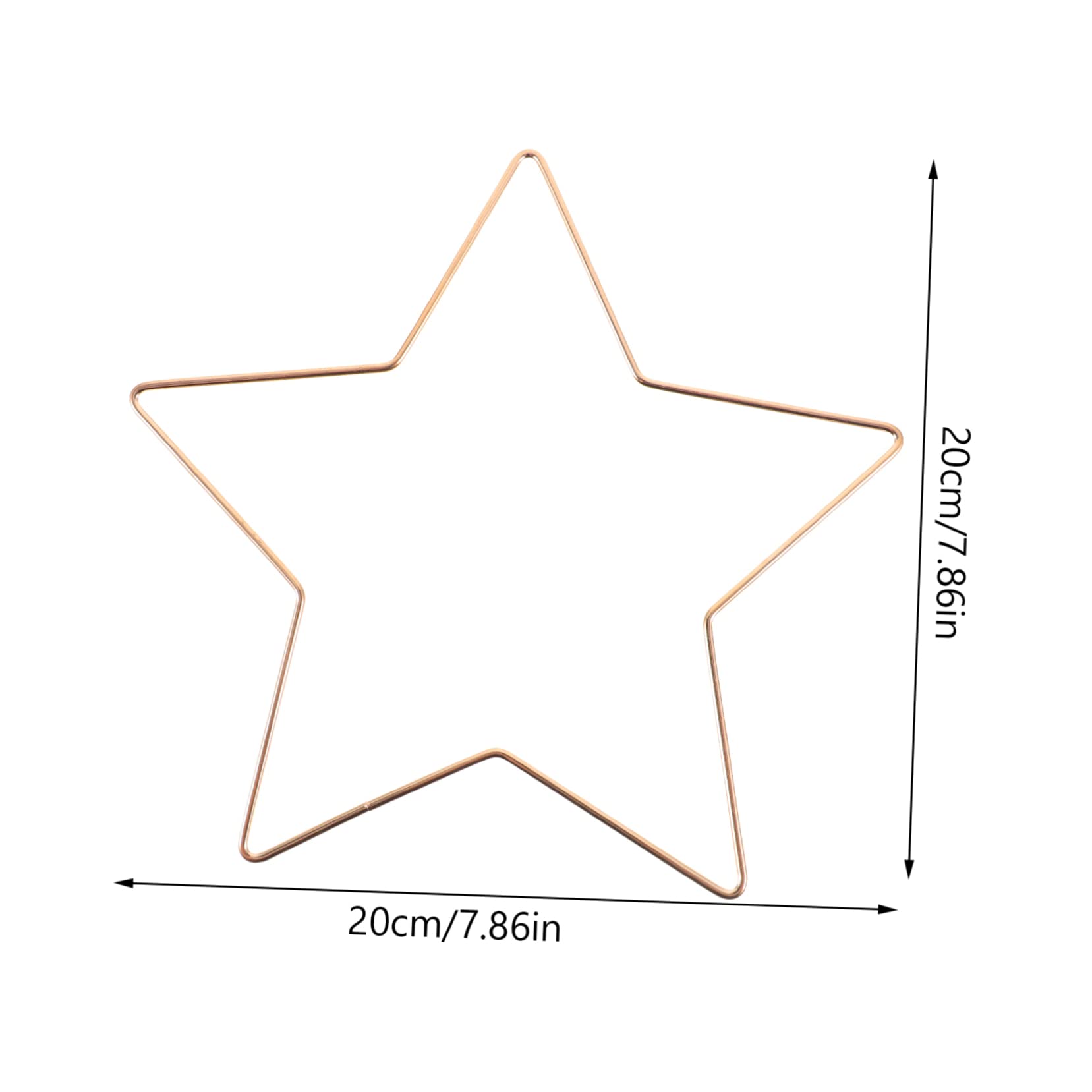 Happyyami 3Pcs Metal Hoop for DIY Crafts Iron Dream Catcher Rings Heart Star and Moon Shapes for Macrame Floral Wreaths and Wall Decor