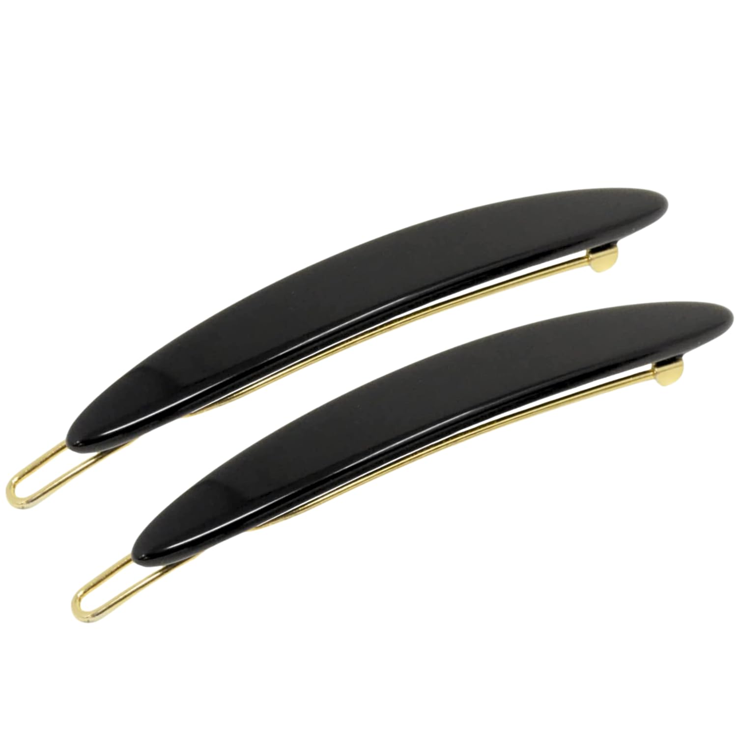 French Amie Narrow Oblong Barrettes