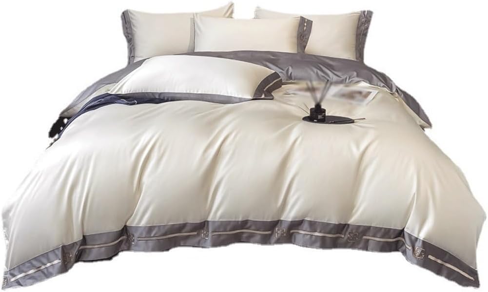 A Length of 4 Pieces of Pure Cotton, 4 Pieces of Coated Cloth (Color: A, Size: 220x240cm) (A 200x230cm)
