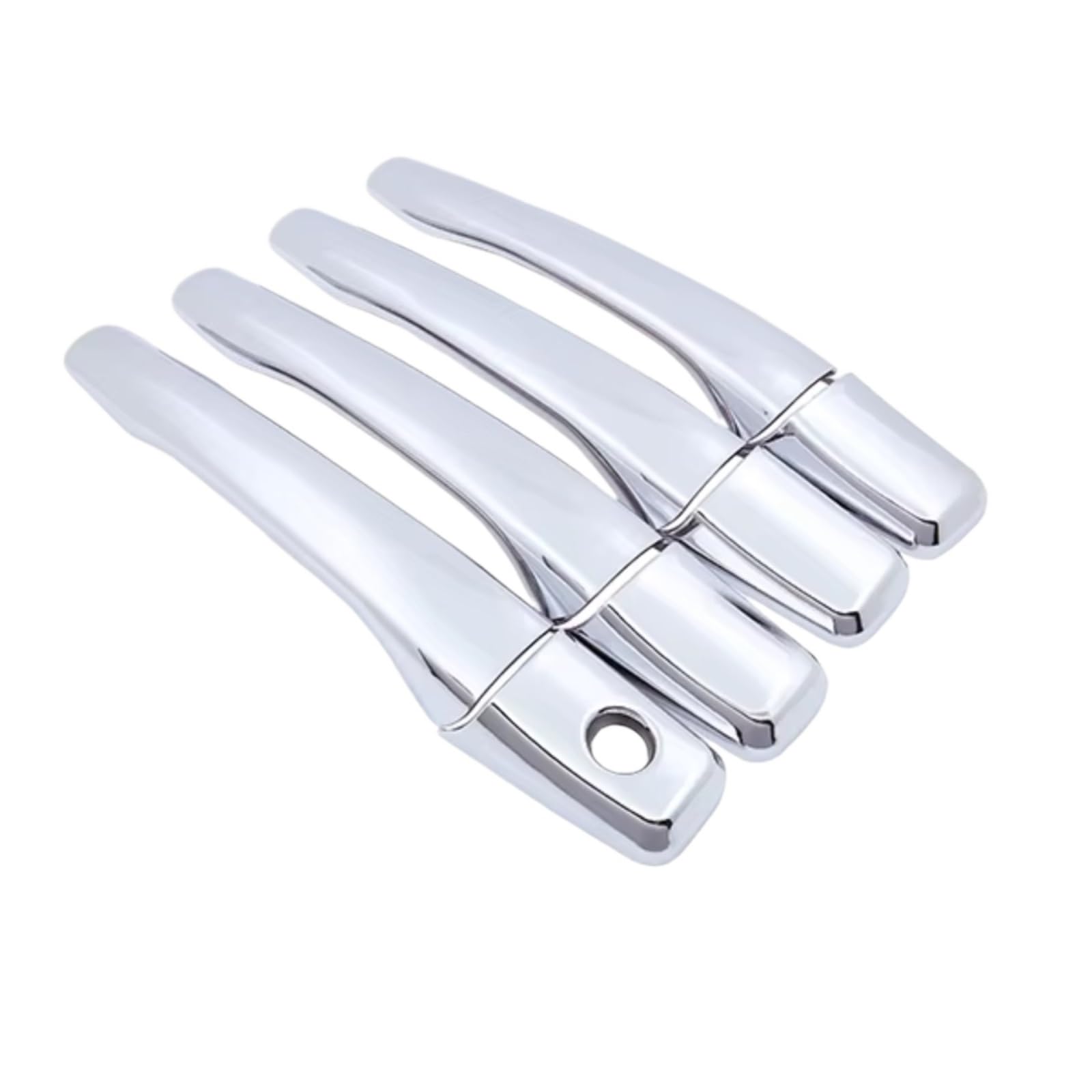 Zcxfdthf One Color Door Handle Covers Part Compatible With Mitsubishi For Grandis 2003-2011 Car Door Handle Cover Trim Accessories Stickers Set(4Handle 1 Keyhole)