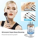 Electric Makeup Brush Cleaner Machine,Automatic Makeup Brush Cleaner,Brushly Pro Cosmetic Makeup Brush Cleaner for All Types of Makeup Brushes,Makeup Brush Cleaning Solution - Image 2