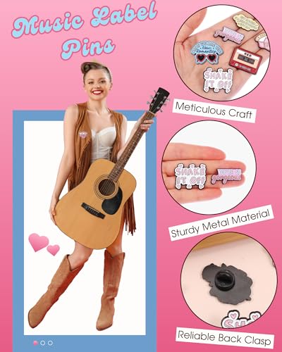 Image of beyonday Creative Singer Pins for Collection Lyrics Album Inspired Brooch Pins for Fans Friendship Brooch Music Lover Enamel Pins on Backpacks Clothes Jeans Hats Concert Gifts for Enthusiasts Women Adults