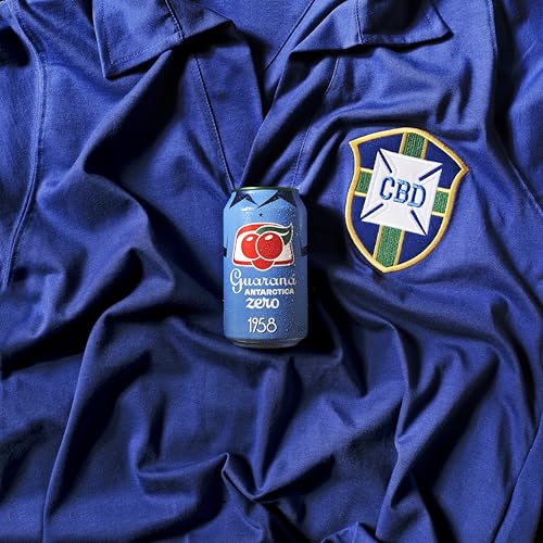 Image of Guarana Antarctica Zero, The Brazilian Original Guarana Soda, Zero Sugar, 11.83 fl oz (Pack of 12) - Packaging May Vary
