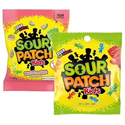 Sour Patch Kids Original & Watermelon – 2 x 130g Fruchtgummi Doppelpack