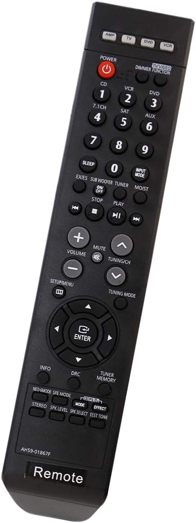 ALLIMITY AH59-01867F Remote Control Replace for Samsung Home Theater System AV-R720 AVR720 HT-AS720 HTAS720 HT-AS720S HTAS720S HT-AS720ST HTAS720ST AV-R720T AVR720T HT-AS725 HTAS725 YSP4000BL
