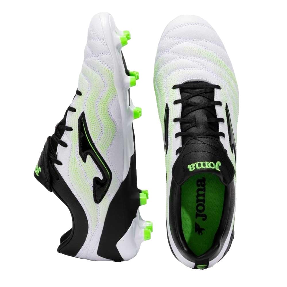 Joma Mężczyźni Score 2502 Blanco Negro Firm GroundBut typu Oksford
