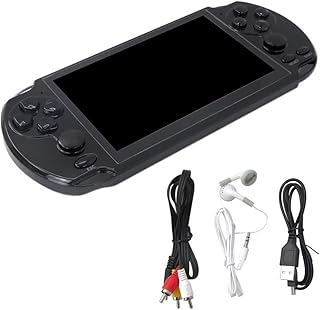 5.1' 8GB Retro Handheld Game Console Portable Video Game Built in 10000 Games Support 10 Simulators Black