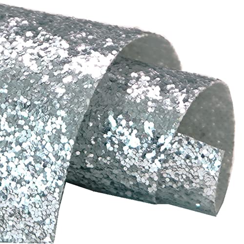 WDragon Glitter Wallpaper Border Peel and Stick Sparkle Glitter Wall Border Ceiling Decorative Border for Home Room Wall,Black Silver Gold (Silver) - Image 2