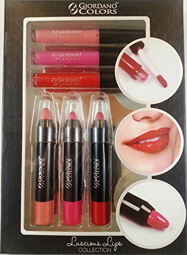Giordano Colors Luscious Lips Collection 6pc. Set