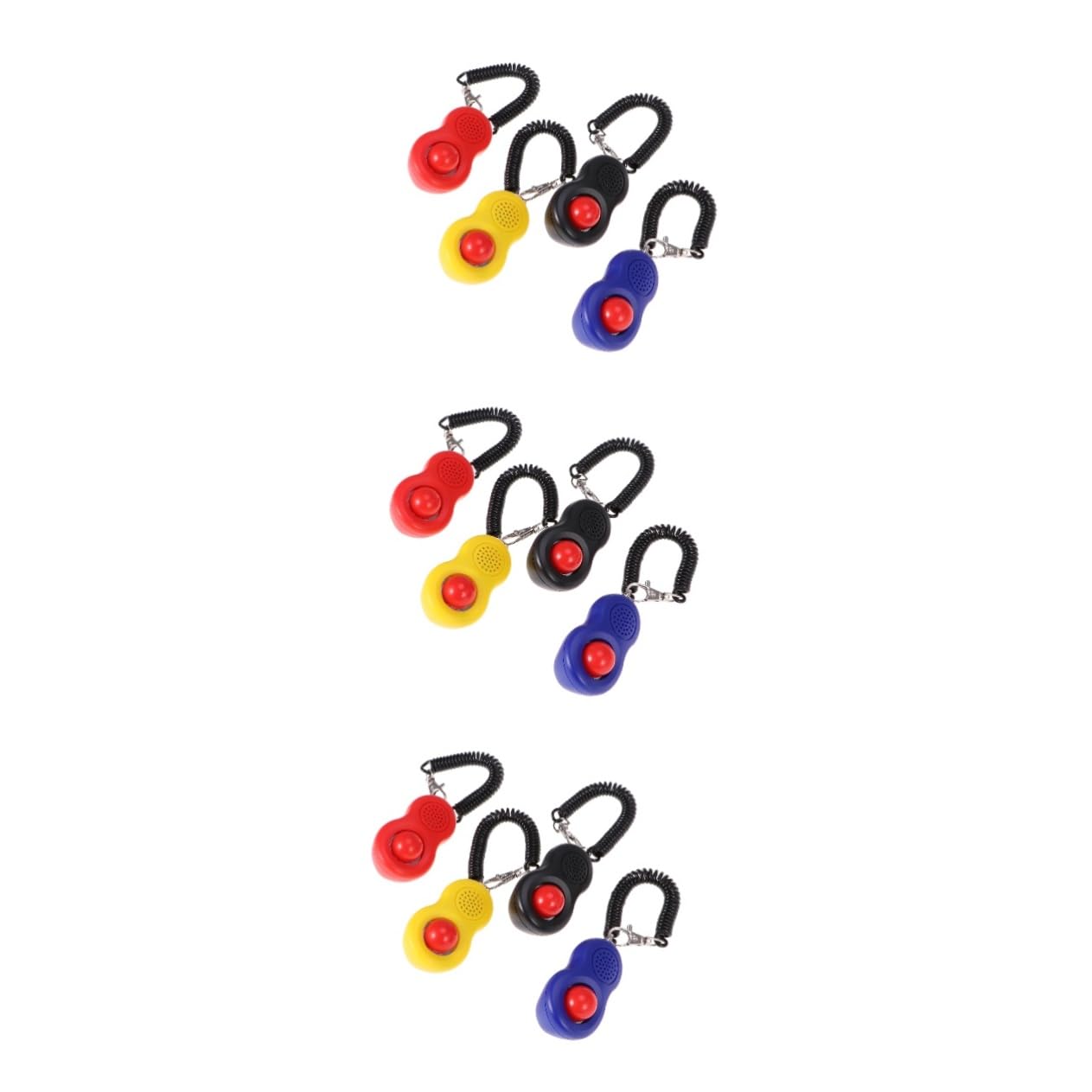 BESPORTBLE 12 Piezas Herramienta para Mascotas Clicker para adiestramiento de Perros con Correa clicker para Perros taconeador Cosas de Perro clickers para adiestramiento de Perros
