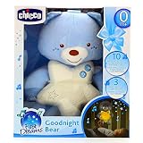 Chicco First Dreams, do Zawieszenia na Łóżeczku, z Kojącymi Melodiami i Lampką Nocną, 0 m+, Niebieski