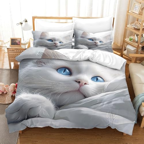 Housse de couette fermeture éclair finis les boutons cassés parure lit 3D