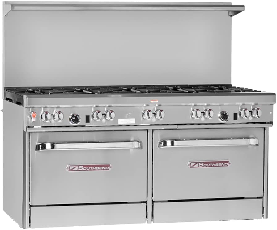 Southbend 400 Series Ultimate Restaurant Range 60" 4 Burner raised griddle/broiler Convection Oven - 4607AC-2RR