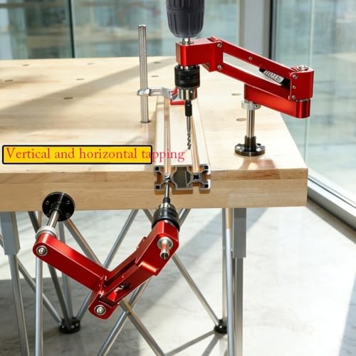 Support de taraudage pour perceuse manuelle et profilé alu