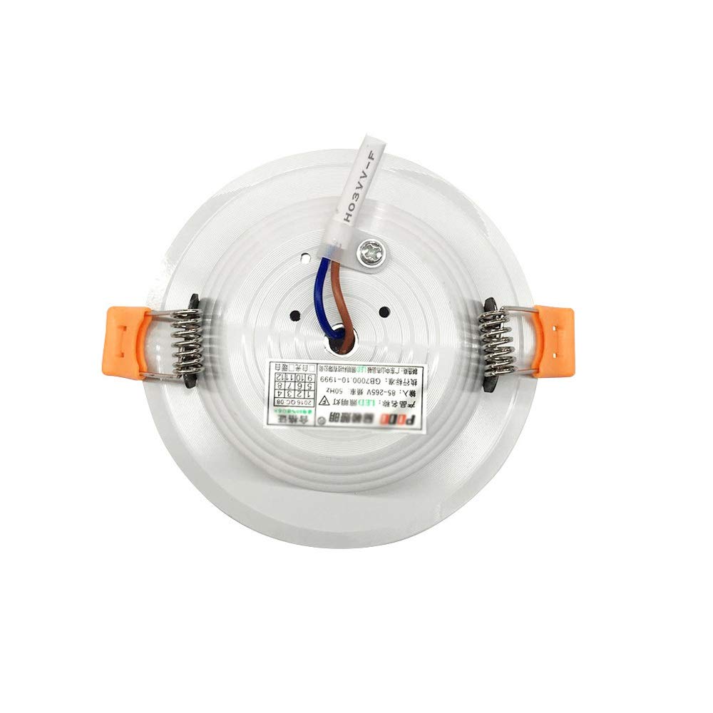 Foco empotrable LED Downlight para baño, luz de Techo empotrada, focos de Aluminio para baño, Pasillo, balcón con Controlador Integrado