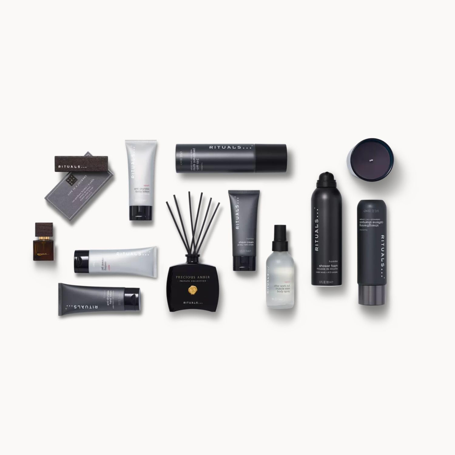 RITUALS Adventskalender The Ritual of Homme - 12 Geschenke für Männer - luxuriöse Geschenkbox für Männer - Weihnachtskalender mit Pflegeprodukten