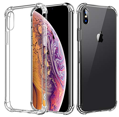 Case for iPhone X, Case for iPhone Xs, Matone [Crystal Clear] Slim Protective Scratch Resistant Shock Absorption Bumper Soft TPU Case Cover for Apple iPhone Xs (2018)/iPhone X (2017)