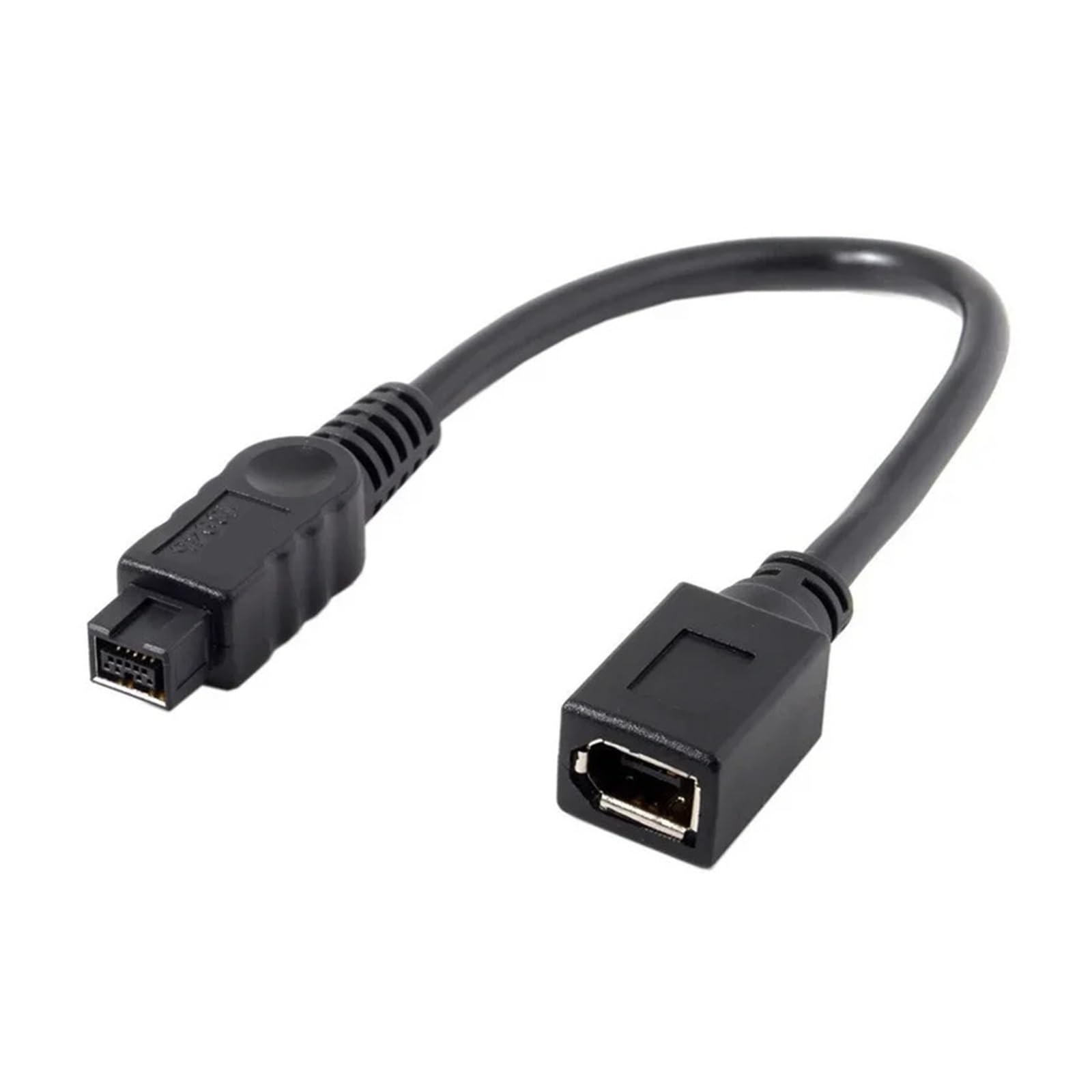Câble adaptateur 1394 6 broches femelle vers 1394b 9 broches FireWire 400 vers 800 vers un appareil photo numérique d'ordinateur