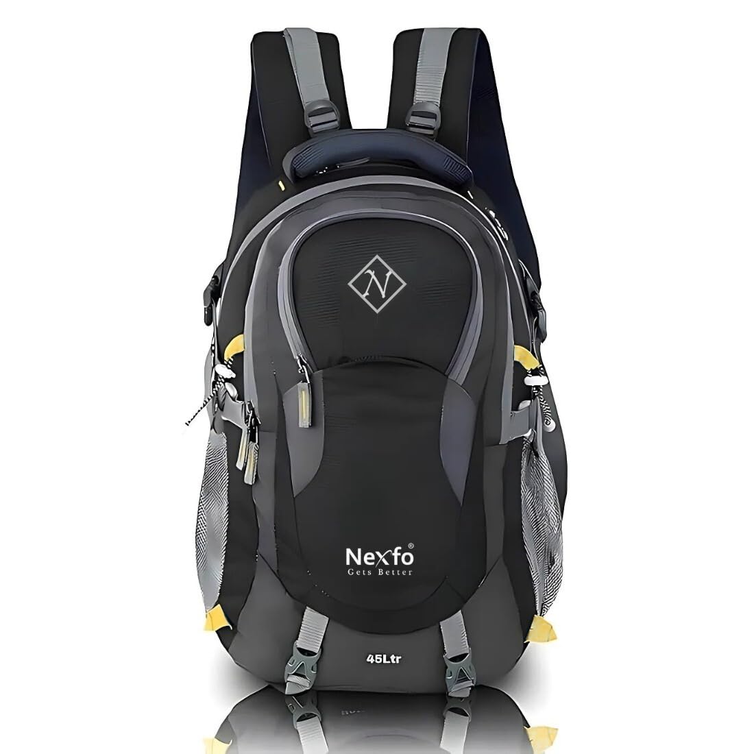 45L Rucksack Backpack for Travel Hiking Trekking | Fits 17.3 Inch Laptop | Waterproof Rain Cover | Bag with Organizer, Chest Strap & Hip Belt-image-39