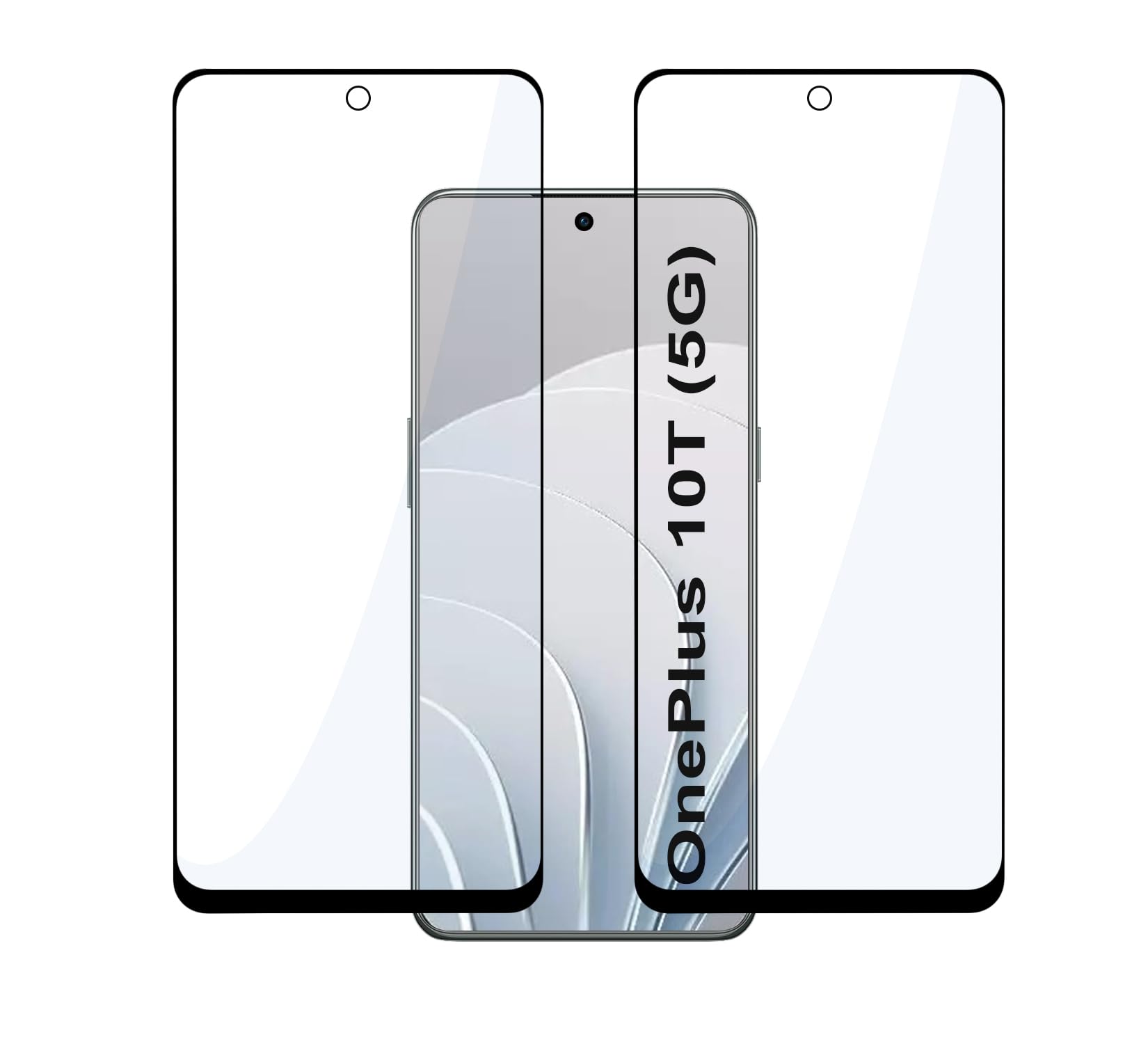 CEDO OnePlus 10T (5G) Tempered Glass (Pack of 2) | Screen Protector Full HD Quality Tempered Glass Anti-Scratch Edge to Edge Coverage with Easy Installation Kit (Black) (B0BK4RPRFD) Amazon Price History, Amazon Price Tracker