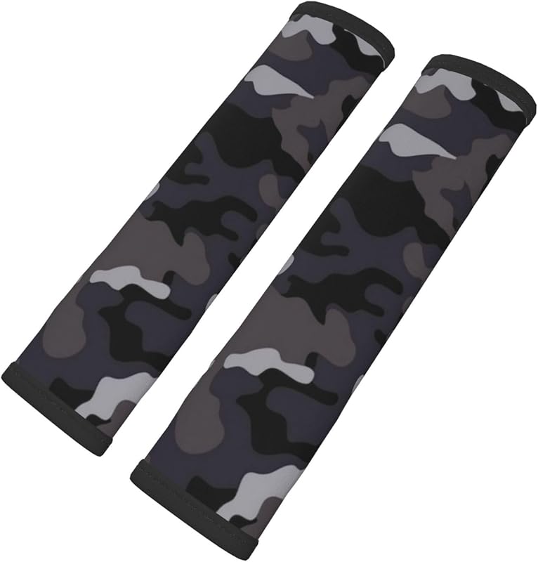 Capas para Cinto de Segurança com Estampa Camuflada e Almofada Macia – Kit com 2