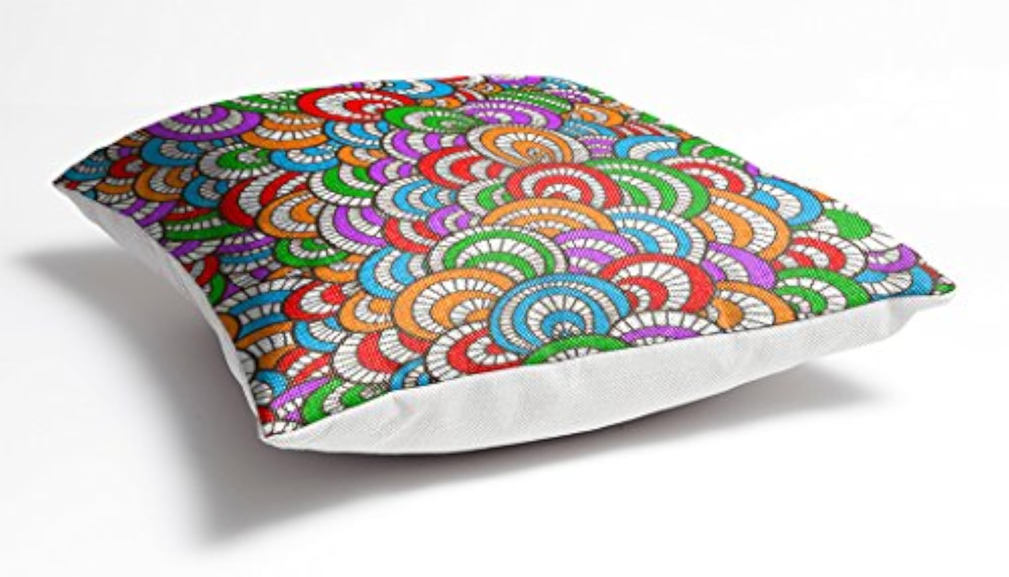 Nature's Jute Cushion Cover, Multicolour