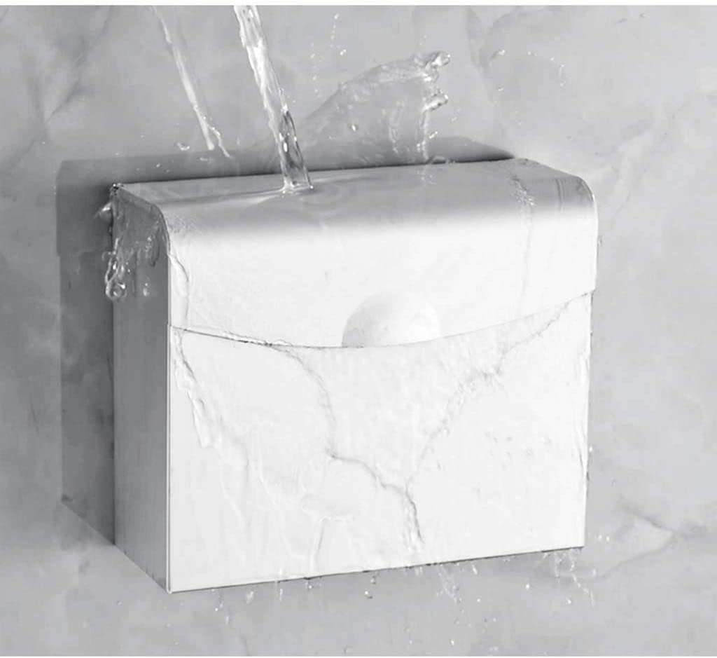 BKEKM Toallas Despachador Dispensador de Toallas de Papel montado en la Pared Dispensador de Toallas de Mano de Acero Inoxidable Perforación Gratis Soportes de Toallas de Papel para el hogar práctico