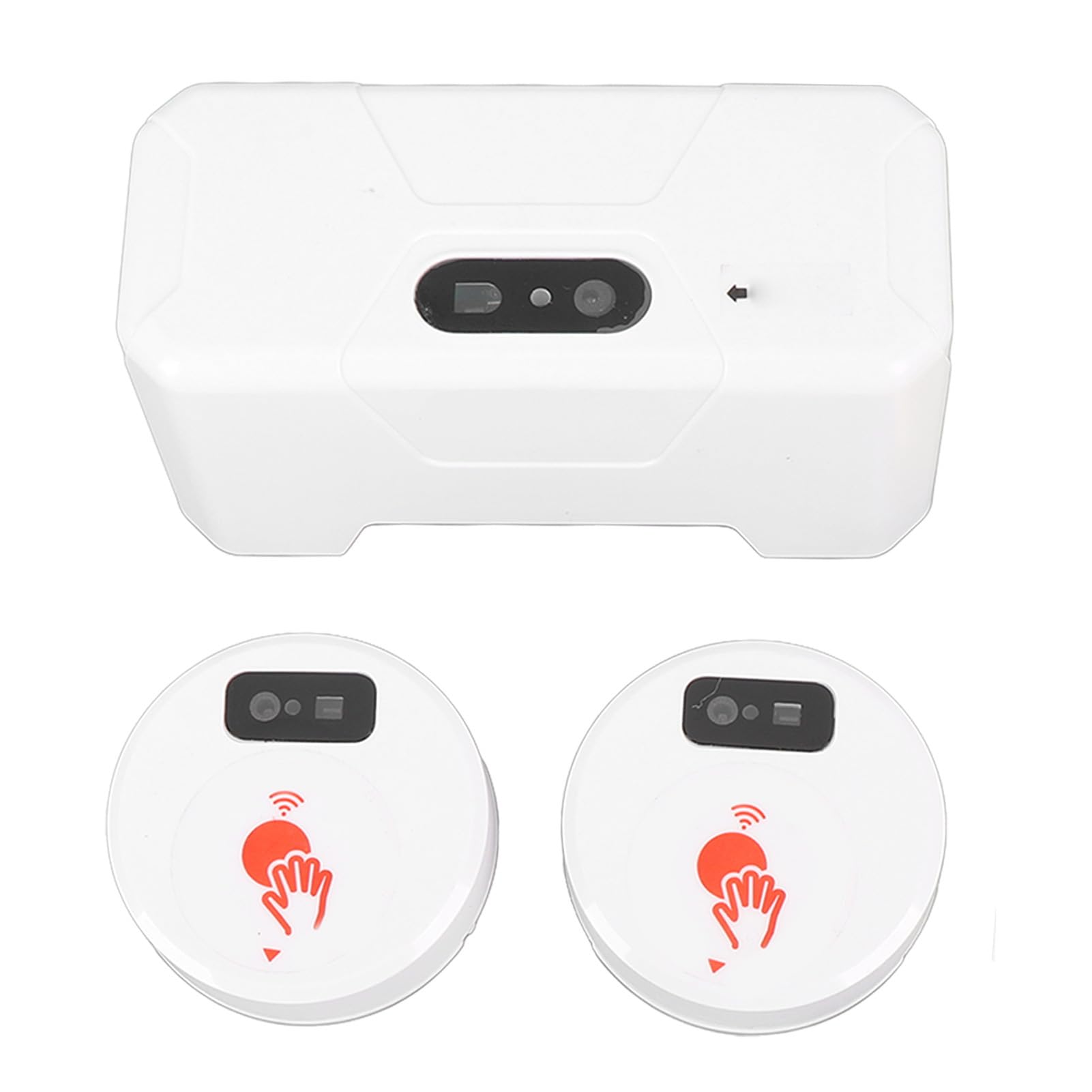 Auto Toilet Flusher Kit with Electric Mechanism, Convenient Installation and Swap Out with 2 Sensors