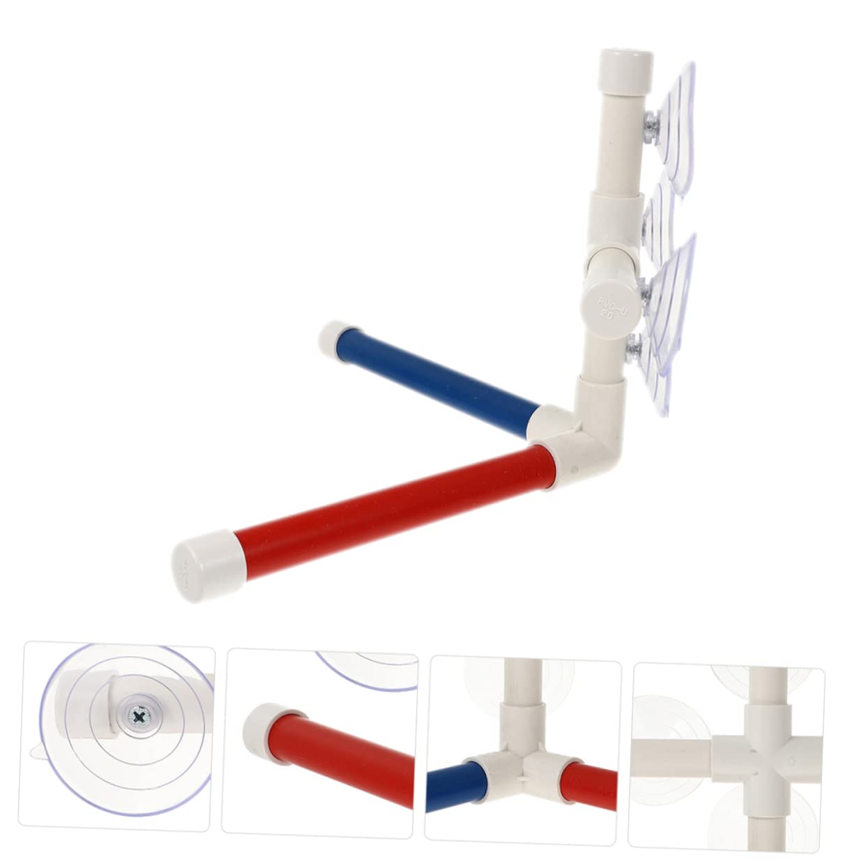 Mipcase 2juegos Soporte De Baño para Aves Juguete Divertido Estante para Periquitos Juguete De Entrenamiento para Aves Diseño Multiusos para Periquitos y Loros