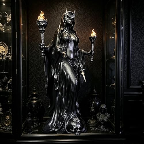 Estatua de Resina de Hekate Diosa Griega Niktipolos miniatura 5