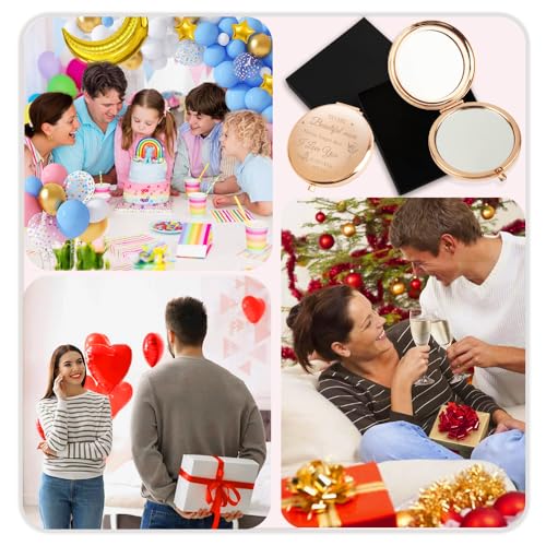 Mom Gifts,Mothers Day Bonus Meaningful Useful Unique Ideas Best Funny Travel Thoughtful Special Useful First Time Gifts for Mom Birthday Christmas Valentines Day from Son Daughter Compact Mirror - Thumbnail 7