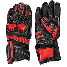 Riparo Genuine Leather Motorcycle Biker Riding Gloves Medium