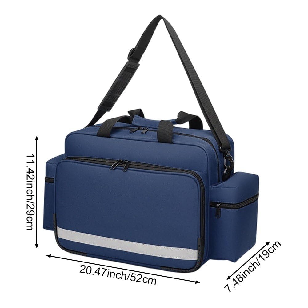 Erste-Hilfe-Rucksack, Große Kapazität, Wasserdicht, Multifunktional, Verstellbaren Schultergurten, Tragbarer Notfallrucksack (leer) Für Wandern Und Outdoor-aktivitäten